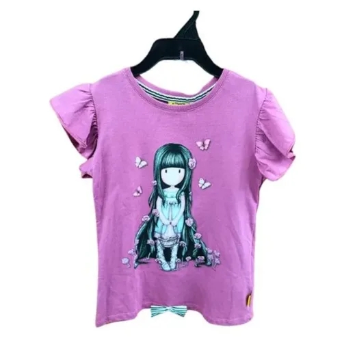 Camiseta Lila Muñeca Gorjuss Talla 6 Años GOR-3208-6 COMIC