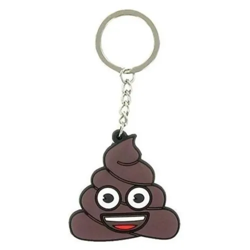 Llavero clásico 10cm con forma de emoji caca E10014 COMANSI