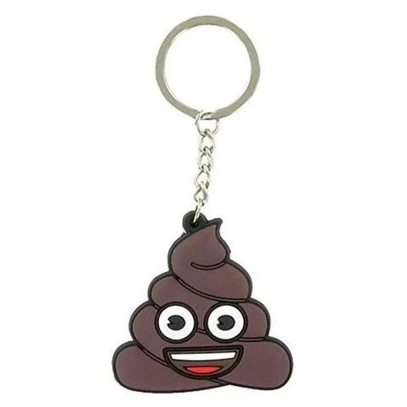 Llavero clásico 10cm con forma de emoji caca E10014 COMANSI