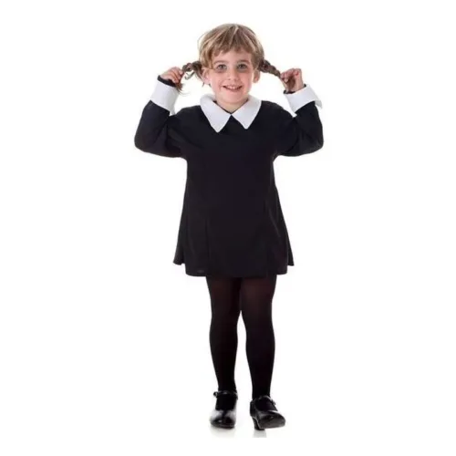 Disfraz infantil de Miércoles Addams 11-13 años 3708-5 C.LLOPIS