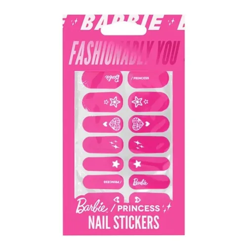Kit Barbie Pegatinas para Uñas color Fucsias 1438 PRINCESS