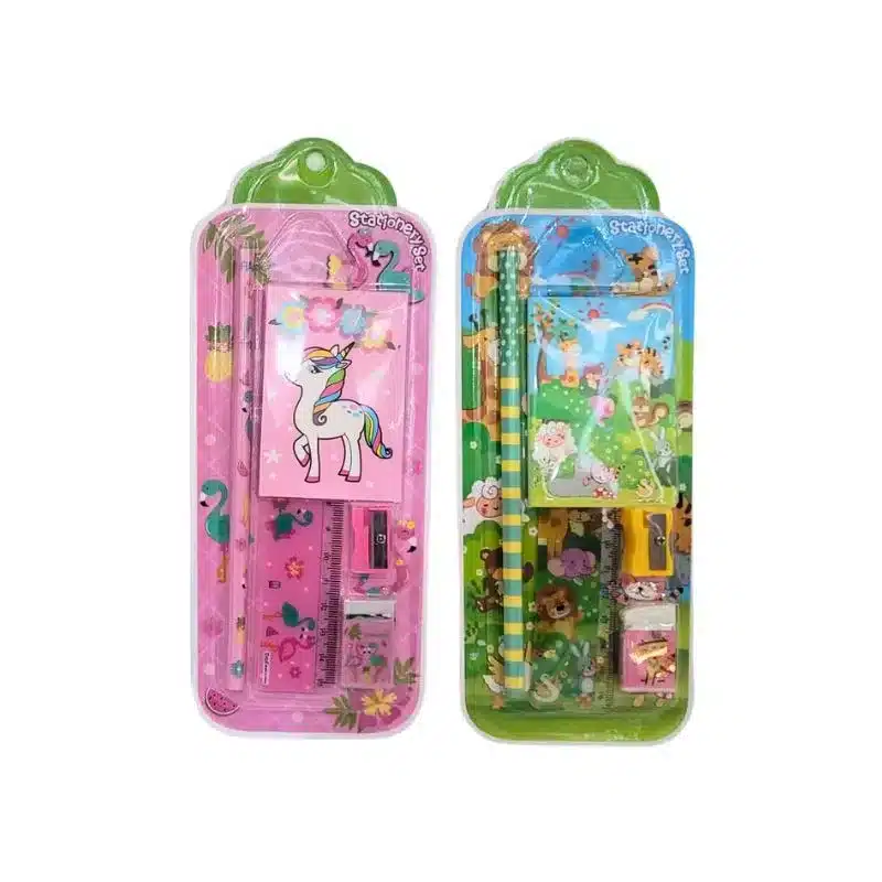 Blister set de papelería con accesorios modelos surtidos CB/30007 Giraldillo