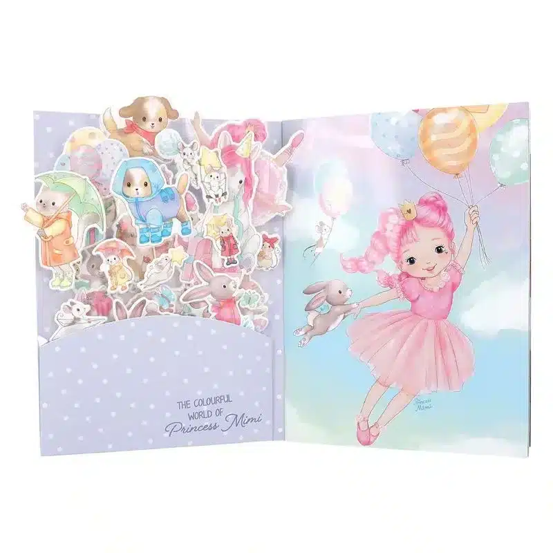 Princess Mimi Libro con Pegatinas en Relieve Depesche 12491 - Imagen 2