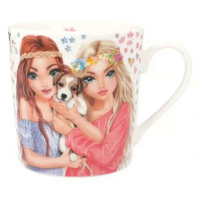 TopModel Taza de Porcelana Velo Fleur con mensaje Depesche 12907