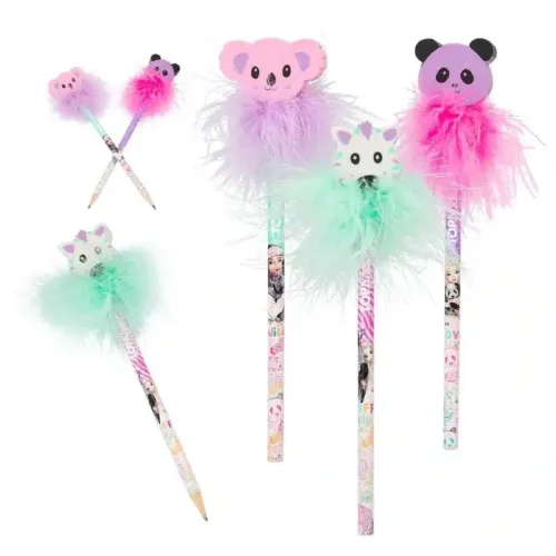 Top Model Lápiz con Goma de Animales para Borrar Wild Depesche 12852