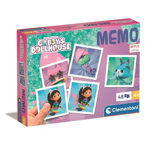 Juego educativo Memo La casa de muñecas de Gabby Clementoni 18309