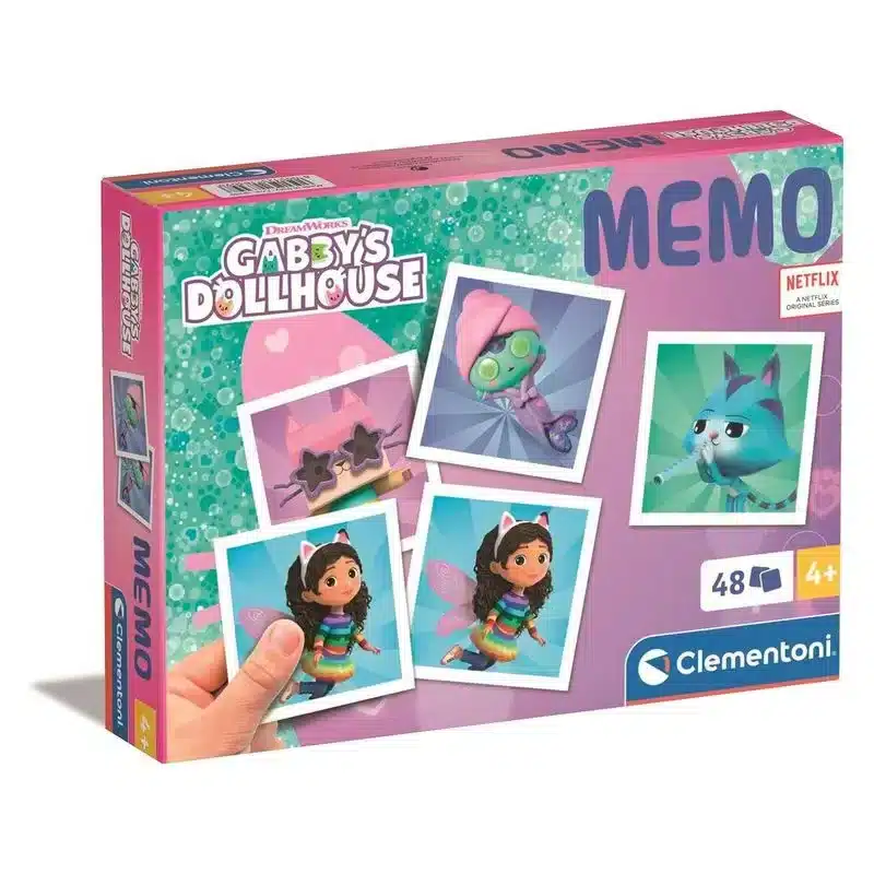 Juego educativo Memo La casa de muñecas de Gabby Clementoni 18309