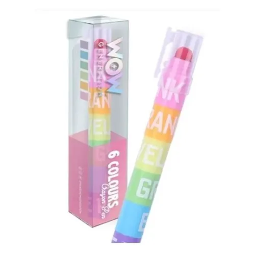 Lápiz de 6 Colores Wow Generation WOW00079 KIDS EURO