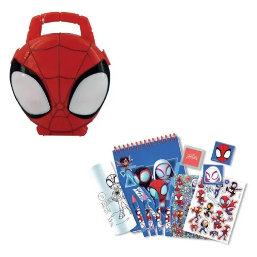 Juego de papelería en estuche 3D Spider-Man SP50068 KIDS EURO