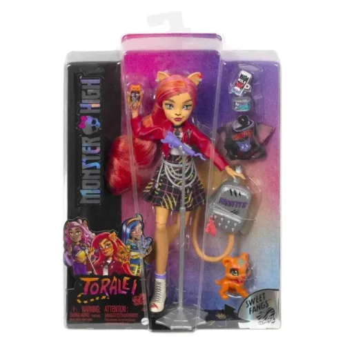 Muñeca Monster High Toralei Stripe con accesorios HHK57 MATTEL