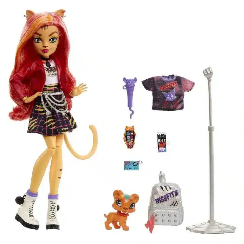 Muñeca Monster High Toralei Stripe con accesorios HHK57 MATTEL - Imagen 2