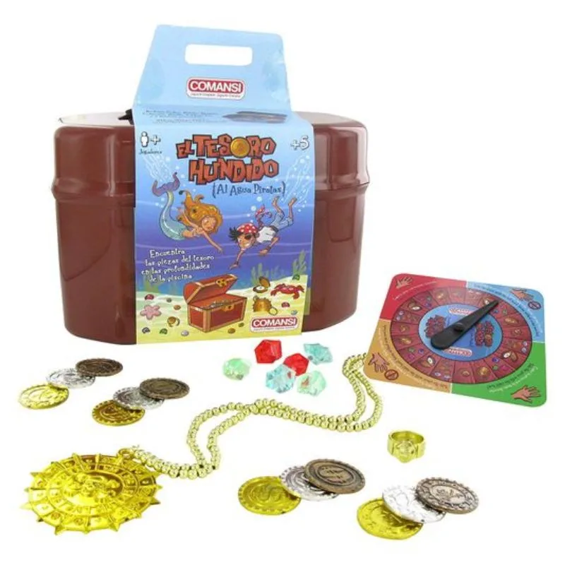 Juego para piscina El Tesoro Hundido ¡Al Agua Piratas! Comansi 18912