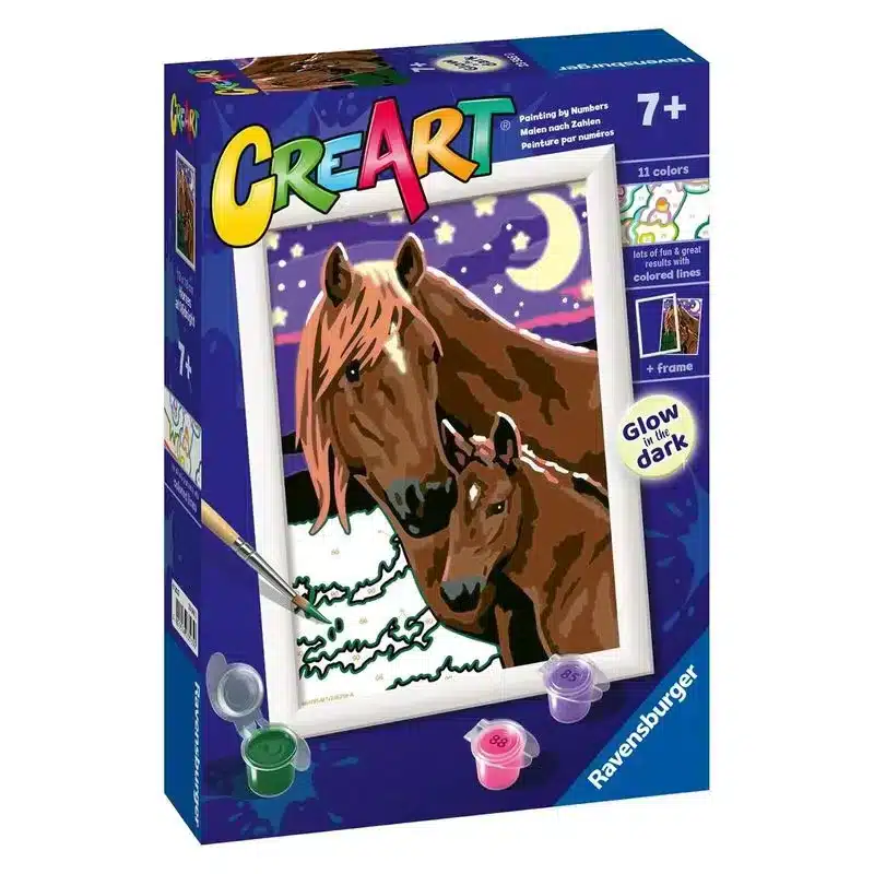 Kit manualidades CreaArt serie E Classic caballo, luna y estrellas 23565 RAVENS - Imagen 2