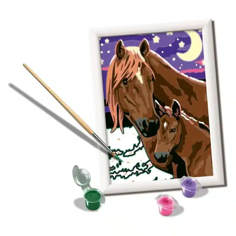 Kit manualidades CreaArt serie E Classic caballo, luna y estrellas 23565 RAVENS - Imagen 3