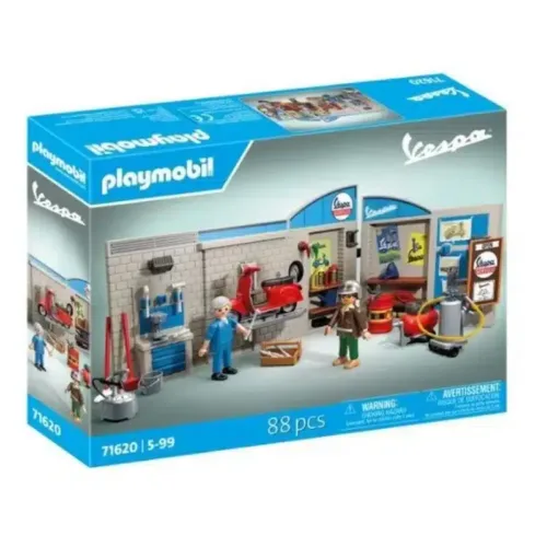 Playmobil Taller Vespa Estilo Retro Años 60 con Accersorios 71620