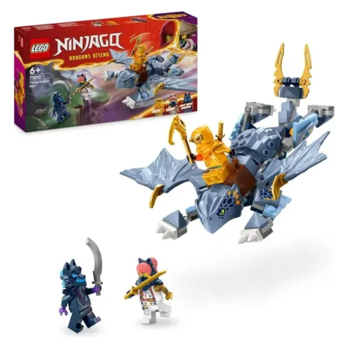 LEGO 71810 Ninjago Joven Dragón Riyu con minifiguras ninja