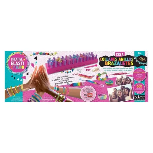 Elasticolor set para crear pulseras más de 600 elásticos 03000 NICE