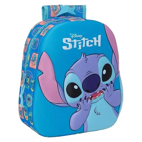 Stitch Mochila Escolar con Dibujo 3D Adaptable a Carro 622454890 SAFTA