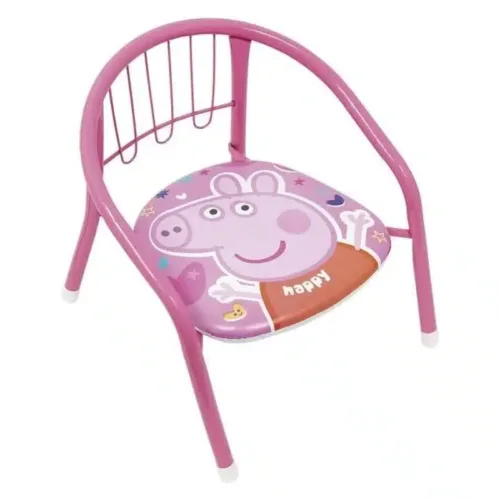 Silla de Metal Infantil Rosa de Peppa Pig Arditex PP14449