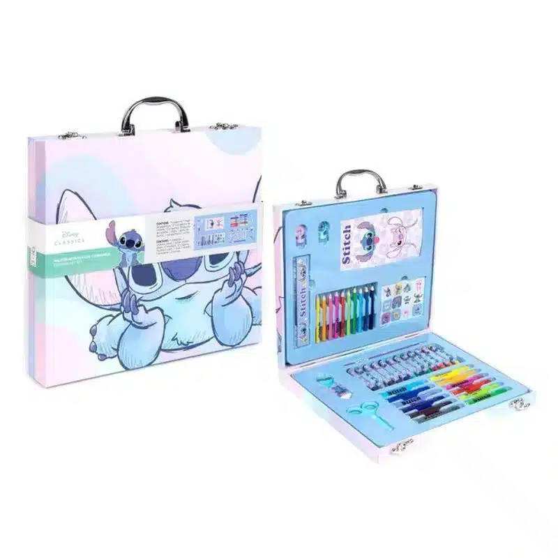 Maletín de manualidades de papelería de Disney Stitch 2700001236 CERDA