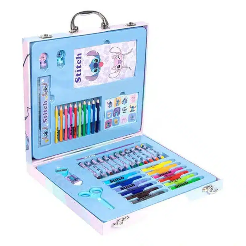 Maletín de manualidades de papelería de Disney Stitch 2700001236 CERDA - Imagen 2