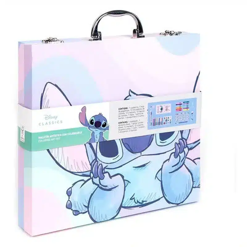 Maletín de manualidades de papelería de Disney Stitch 2700001236 CERDA - Imagen 3