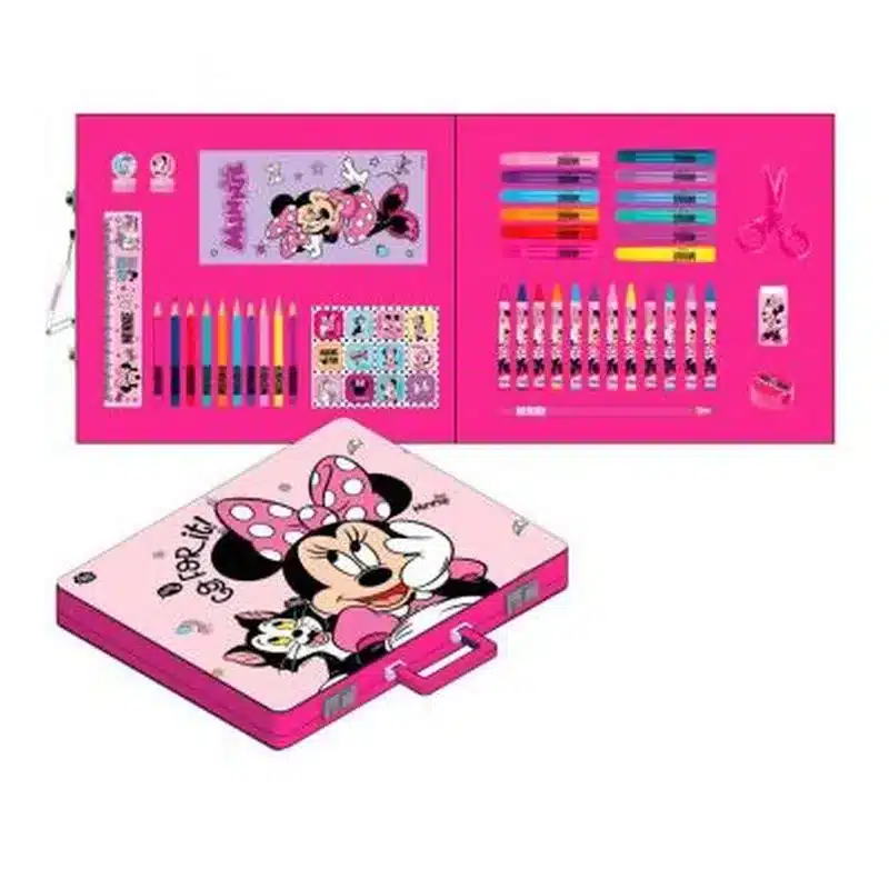 Maletín de manualidades de papelería de Disney Minnie Mouse 2700001238 CERDA