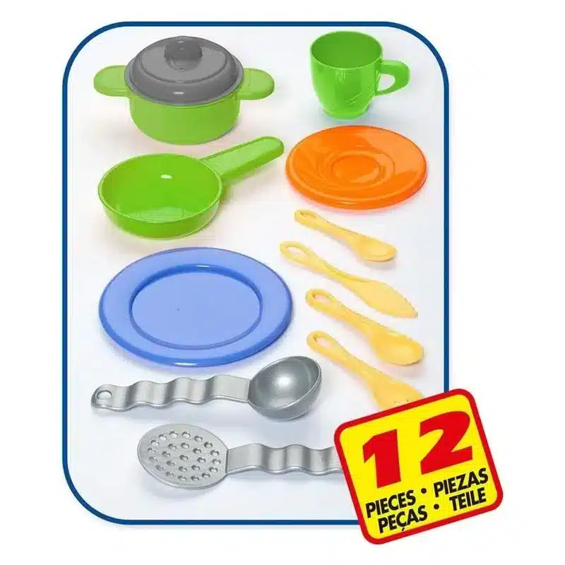 Cocinita infantil roja con electrodomésticos y accesorios 19161 MOLTO - Imagen 3