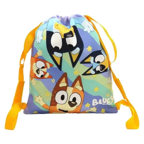 Mochila saco cuerdas amarillas Bluey preescolar MC-23-BY CYP