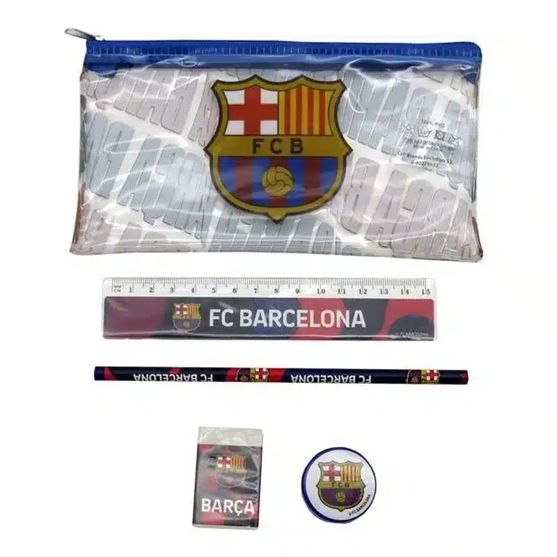 Estuche portatodo del FC Barcelona con material escolar GS-712-BC CYP - Imagen 3