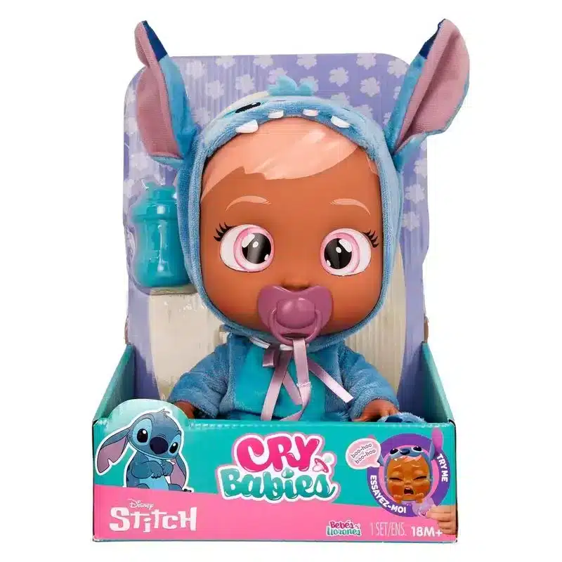 Bebés Llorenes Disney Stitch llora lágrimas de verdad 922235 IMC - Imagen 2
