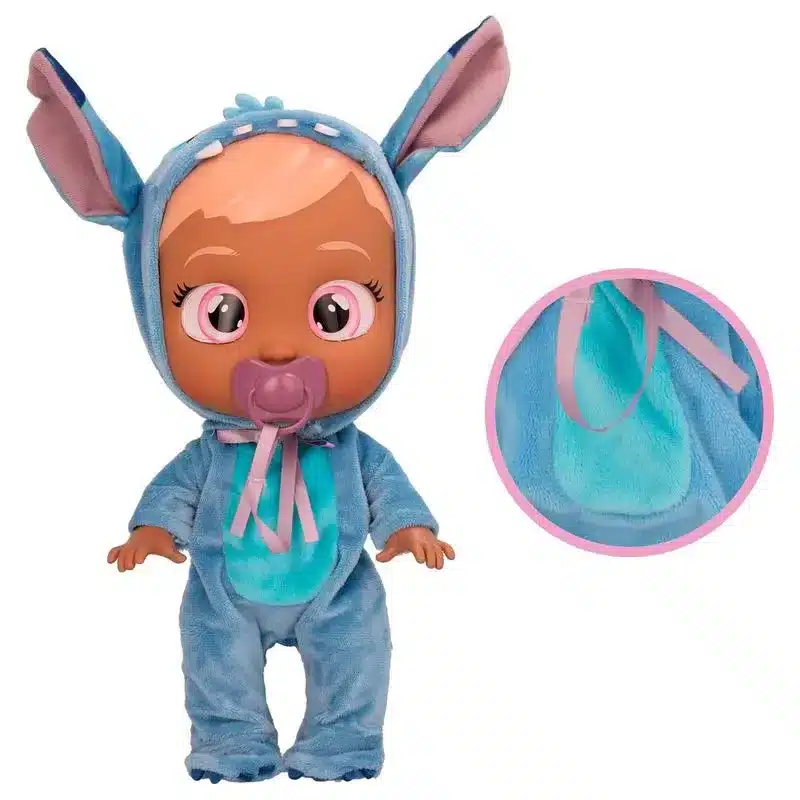 Bebés Llorenes Disney Stitch llora lágrimas de verdad 922235 IMC - Imagen 3