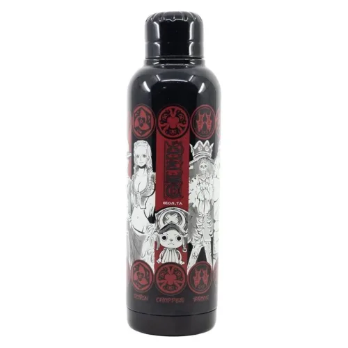 Botella de acero inoxidable One Piece Luffy Sanji y Robin 515ml 00523 STOR
