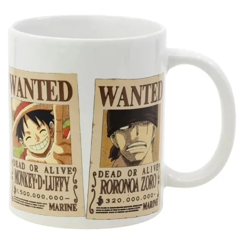 Taza de cerámica One Piece Wanted 325ml 00515 STOR