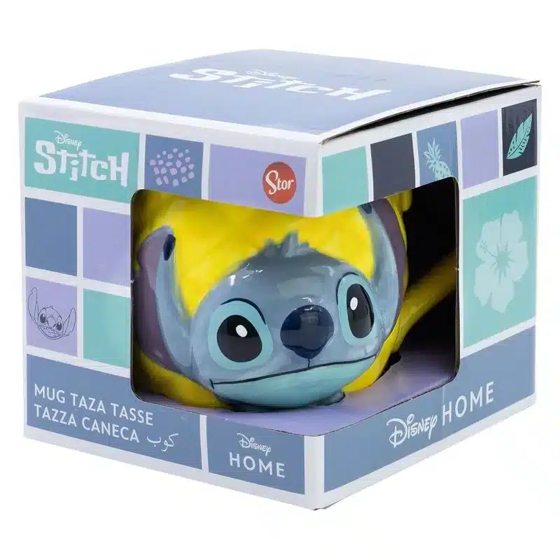 Taza Cerámica 3D Disney Stitch Piña 190 ml en Caja Regalo 78760 STOR - Imagen 2