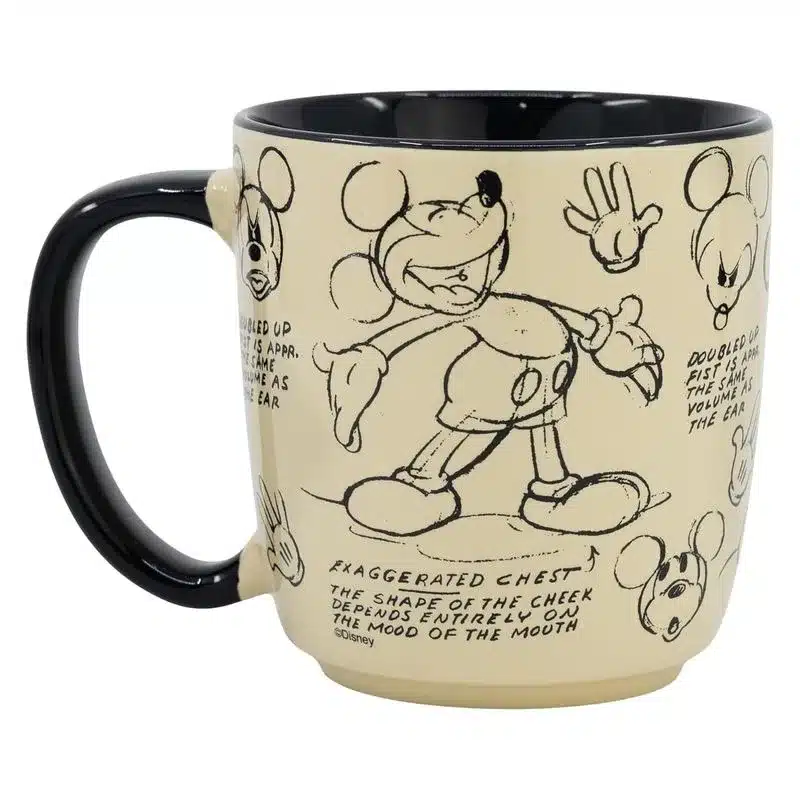 Taza de cerámica élite Mickey Mouse Vintage 380ml 75568 STOR - Imagen 2