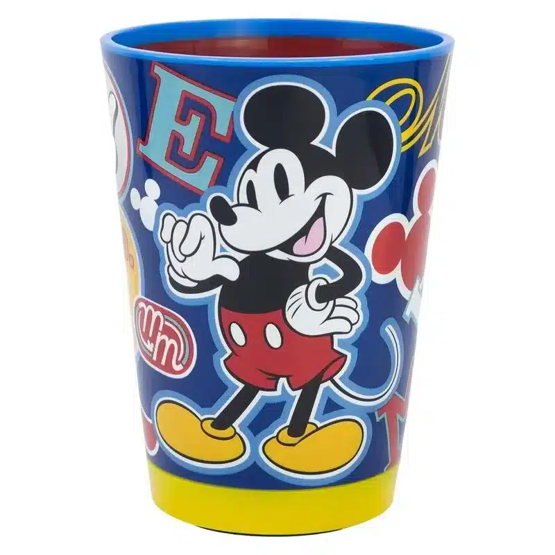 Vaso de plástico Mickey Mouse antivuelco 74379 STOR