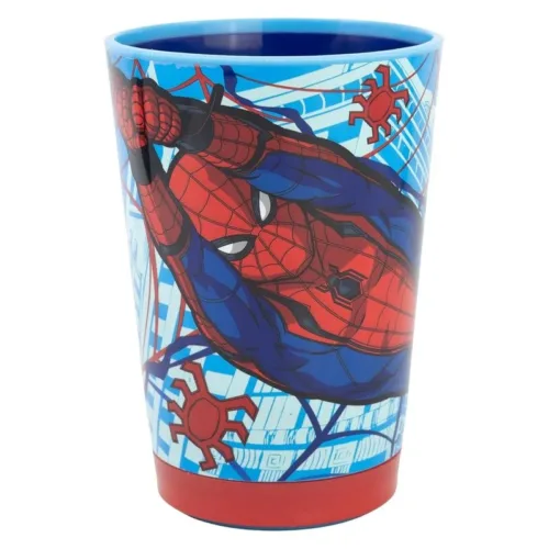 Vaso de plástico antivuelco Spiderman 370ml 74779 STOR