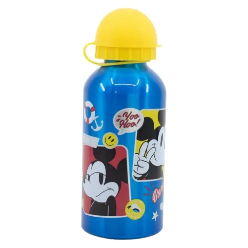 Botella de aluminio Mickey Mouse 400ml azul 74334 STOR