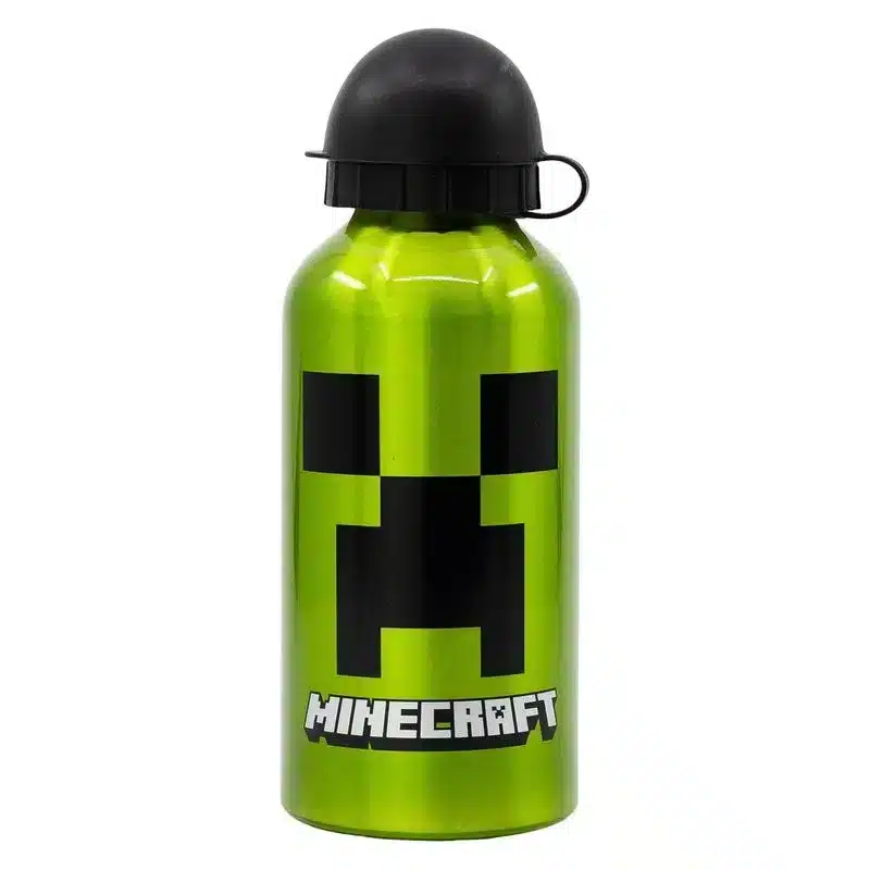 Botella de aluminio cantimplora infantil Minecraft 400ml 40734 STOR