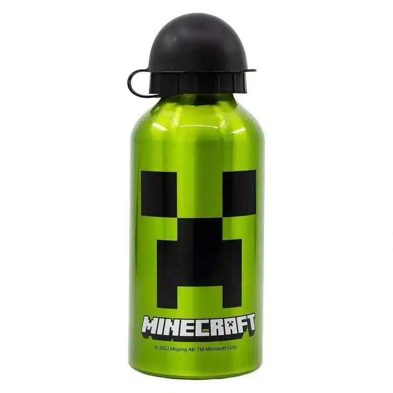 Botella de aluminio cantimplora infantil Minecraft 400ml 40734 STOR - Imagen 2