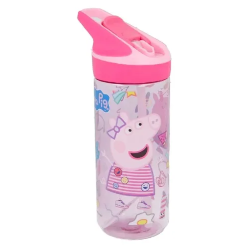 Botella tritan con boquilla automatica Peppa Pig 620ml 13997 STOR