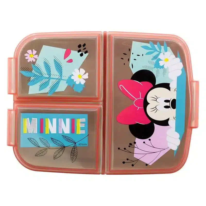Fiambrera infantil Minnie Mouse con tres compartimentos 74420 STOR - Imagen 2