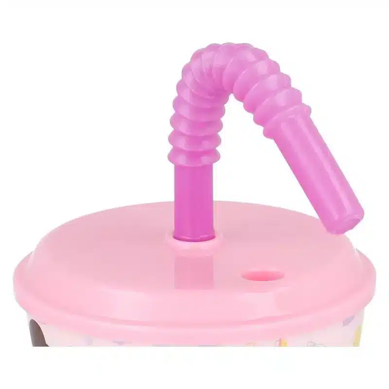 Vaso infantil reutilizable Princesas Disney con pajita 430ml 51230 STOR - Imagen 3
