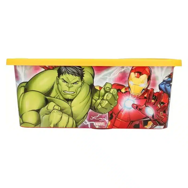 Caja de almacenamiento Marvel Avengers 13L con cierre de clic 02595 STOR - Imagen 3