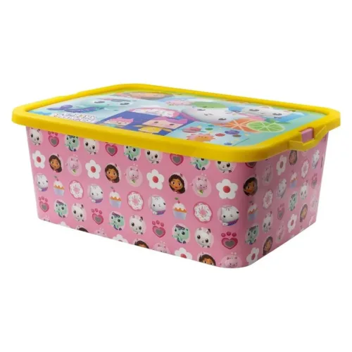 Caja de almacenaje La Casa de muñecas de Gabby 13L con clic 02455 STOR