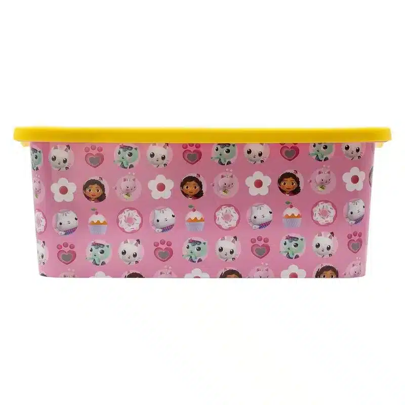Caja de almacenaje La Casa de muñecas de Gabby 13L con clic 02455 STOR - Imagen 3