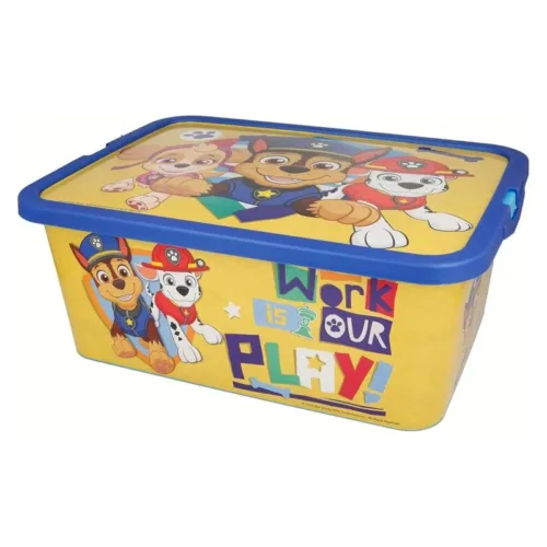 Caja de almacenaje La Patrulla Canina 13L con cierre clic 02545 STOR