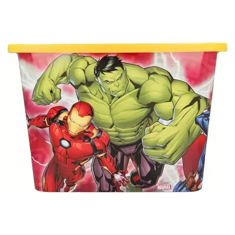 Caja de almacenamiento Marvel Avengers 23L cierre clic 02596 STOR - Imagen 3