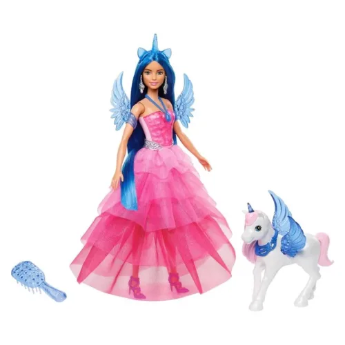 Barbie Hadacornio Zafiro Muñeca Unicornio 65 Aniversario HRR16 MATTEL